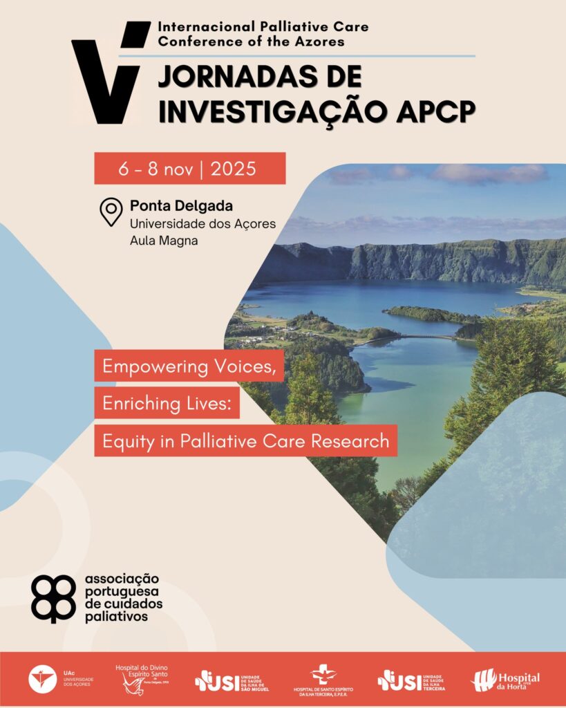 V Jornadas de Investigação da APCP / I Jornadas Internacionais de Cuidados Paliativos dos Açores.