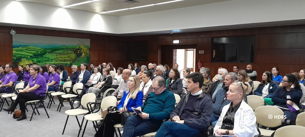 O Auditório do HDES recebeu hoje a apresentação do Grupo de Ajuda Mútua de Sobreviventes de AVC